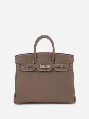 Hermes 2024 Etoupe Togo Leather Birkin 25